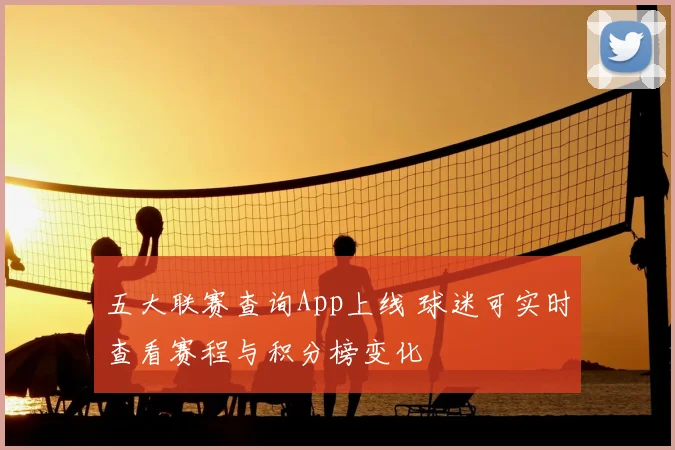 五大联赛查询App上线 球迷可实时查看赛程与积分榜变化