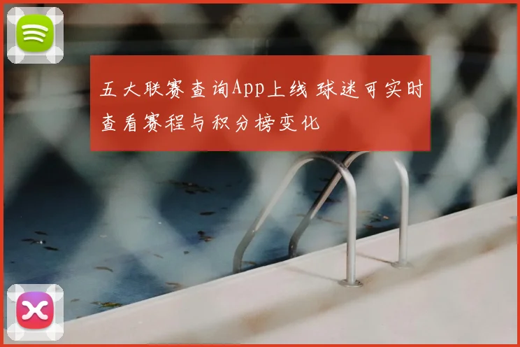 五大联赛查询App上线 球迷可实时查看赛程与积分榜变化